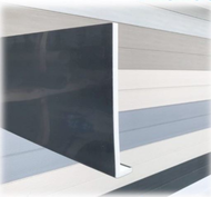 FIX PLANCHE DE RIVE LISSE 390MM PVC NOIRE 5ML FIX PLANCHE DE RIVE LISSE 390MM PVC NOIRE 5ML